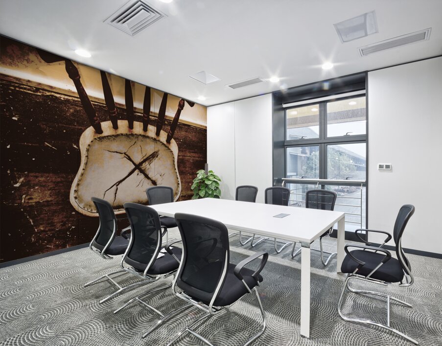 X marks the spot Wall Printing