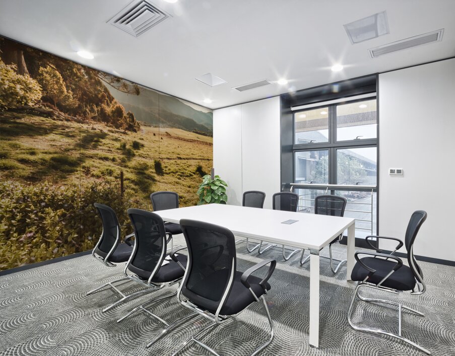 Dusky fields Wall Printing