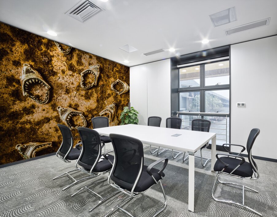 Killer shark jaws  Wall Printing