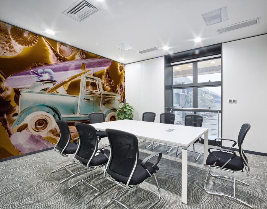 Wave Pickup Wall Printing