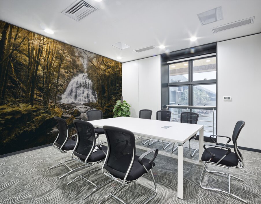 Falls in fall Wall Printing