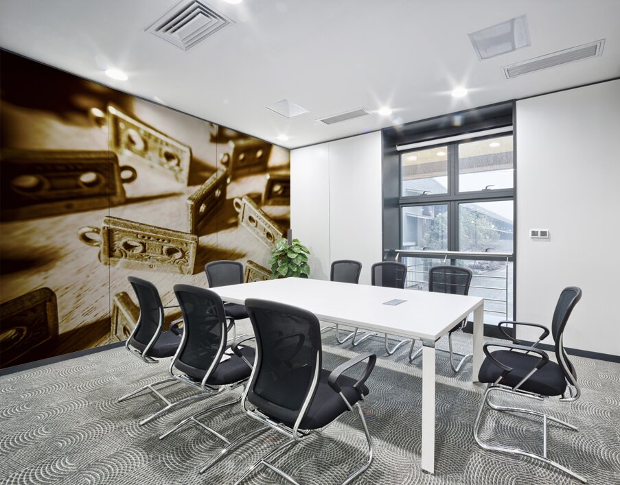 Disco dancing cassettes Wall Printing