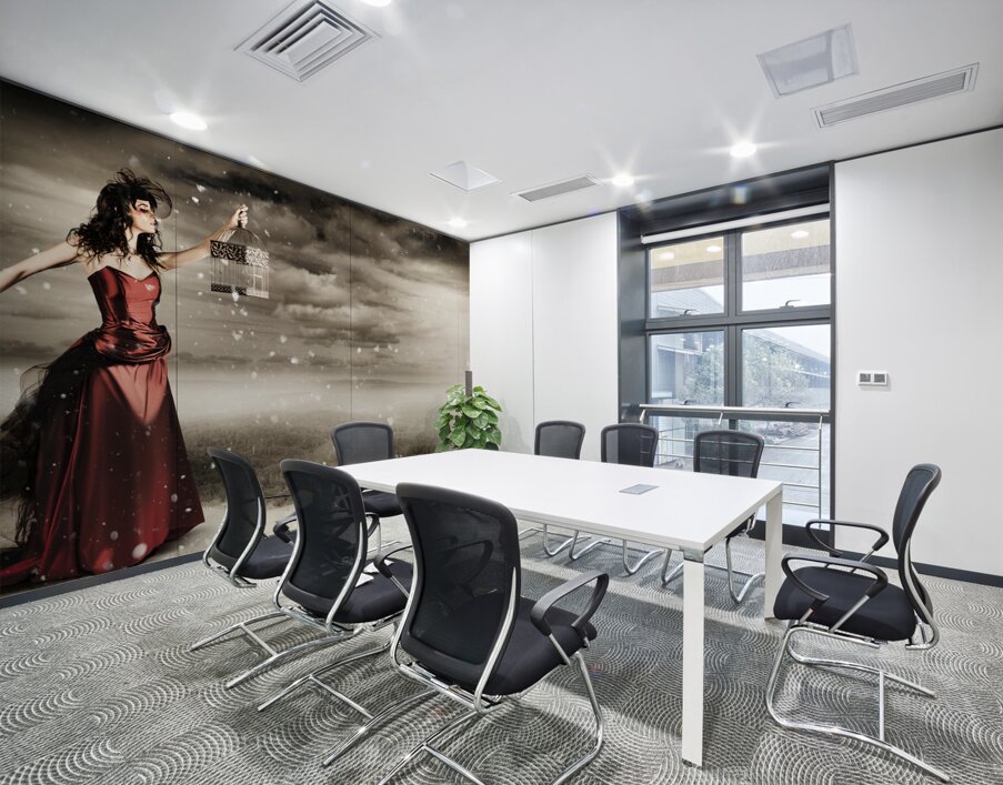 Free fall Wall Printing