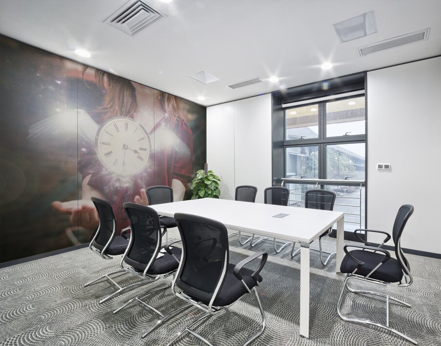 Feathers and minutes Wall Printing