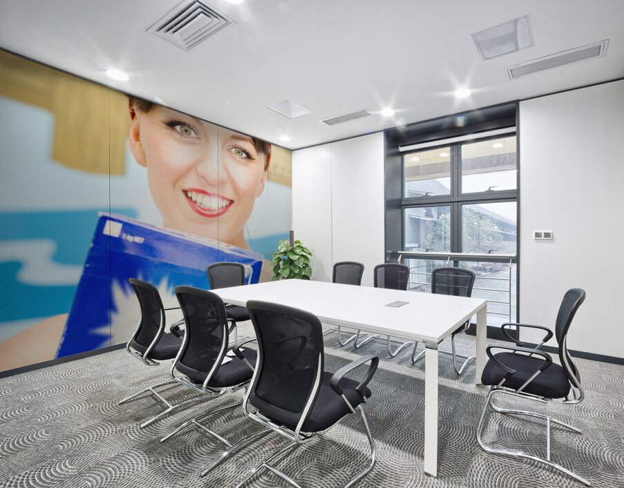 Washing Powder Woman Wall Printing