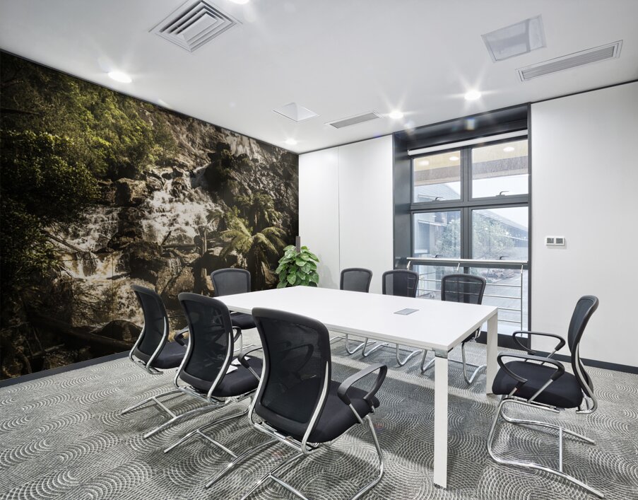 Tranquil mountain canyon Wall Printing