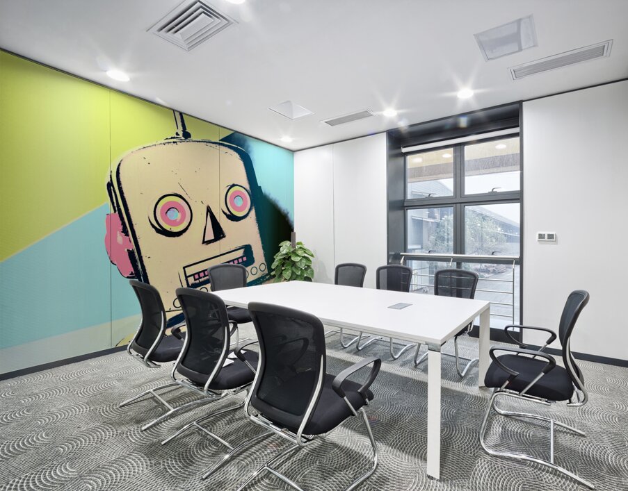 Spaced out Wall Printing