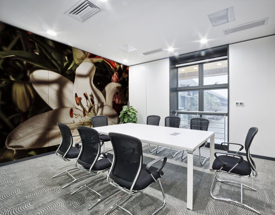 Floristry of closure Wall Printing