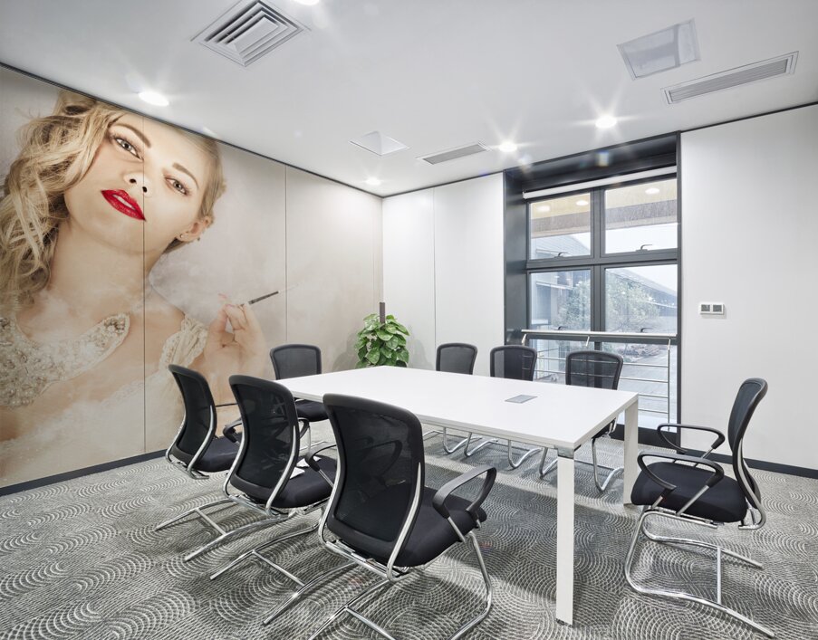 Beautiful Female Model Actress In Luxury Fashion Wall Printing