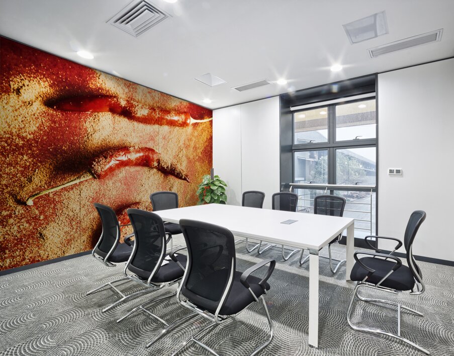 Indian food seasoning and spices Wall Printing