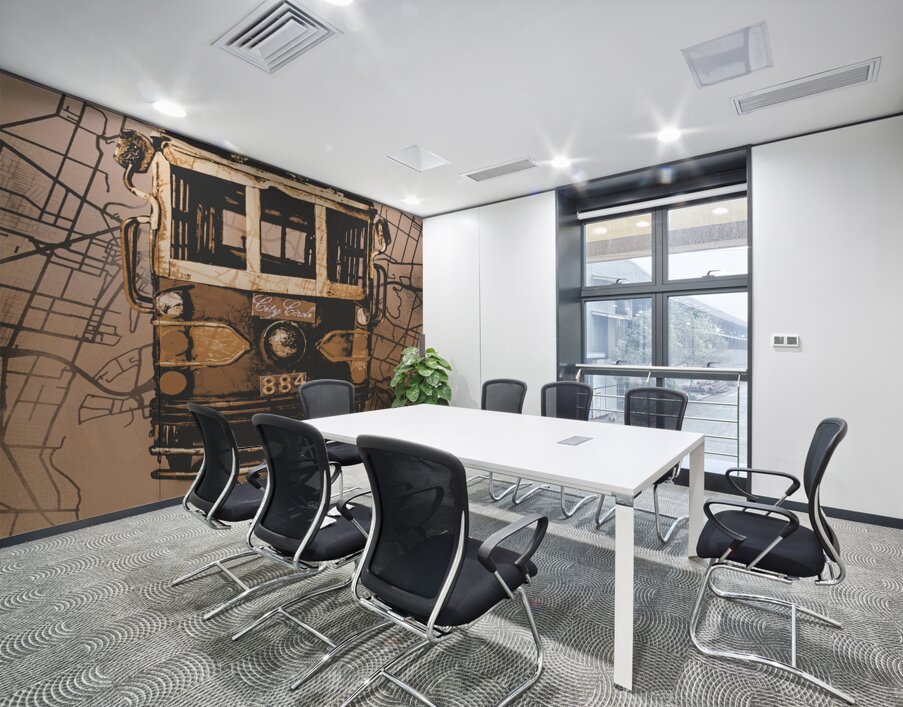 City circle Wall Printing