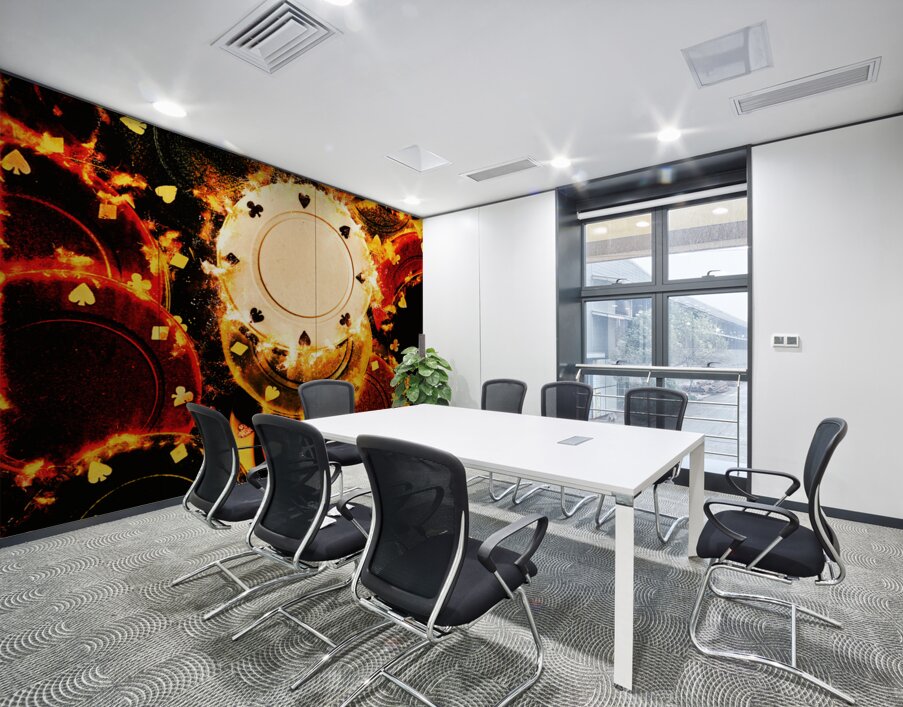 On fire Wall Printing