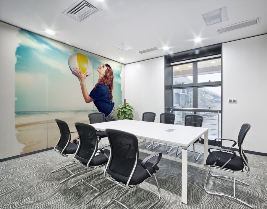 Pinup beach fun Wall Printing