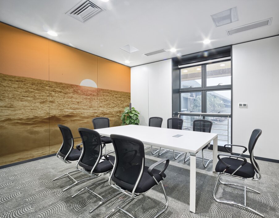 Sun soaked sea Wall Printing