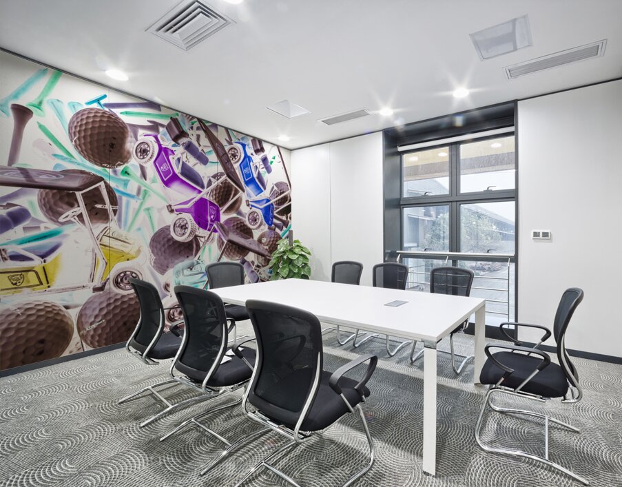 Caddie course Wall Printing