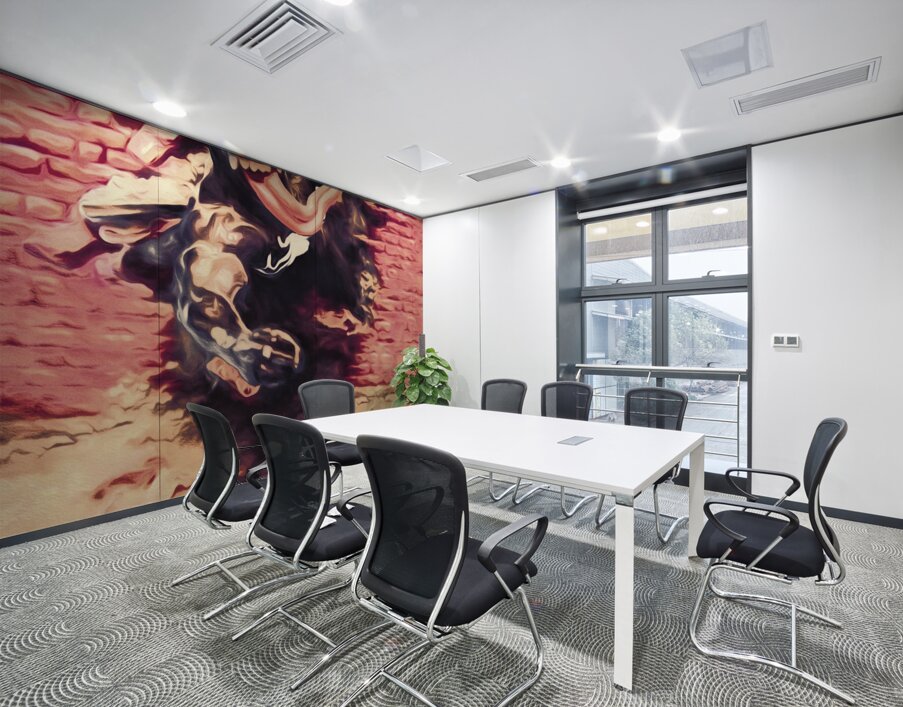 Venom breaking brick wall Wall Printing