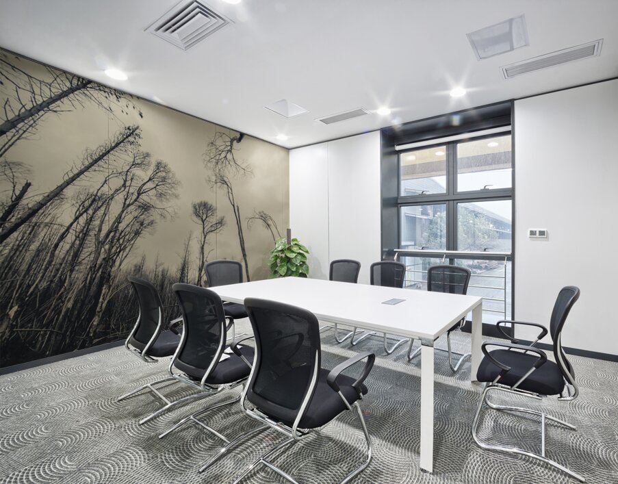 Grey winds bellow  Wall Printing