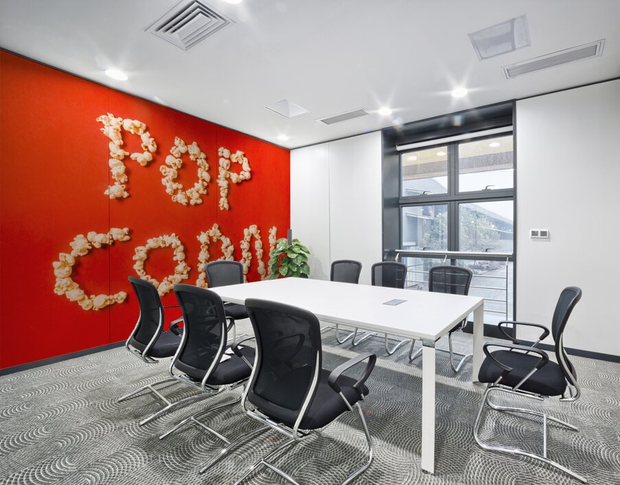 Pop Corn Wall Printing