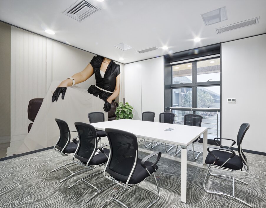 Beautiful Sexy Girl In High Fashion Wall Printing