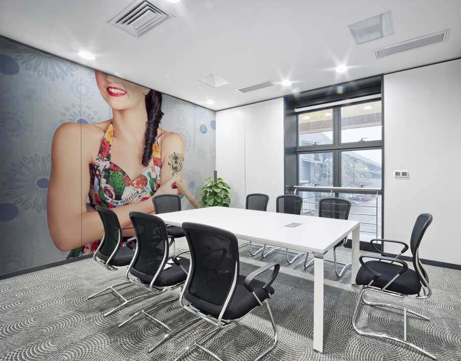 Beautiful day of the dead girl drawing tattoo Wall Printing