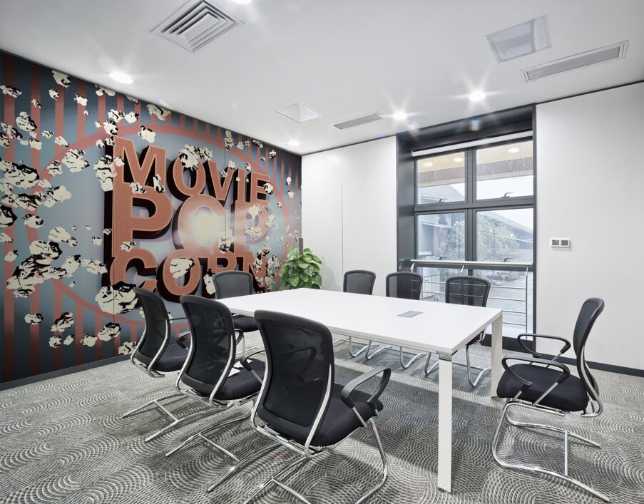 Movie Pop Corn Wall Printing