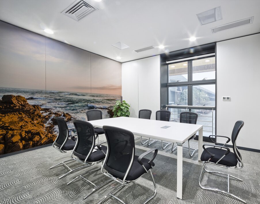 Wash of pastel seas Wall Printing