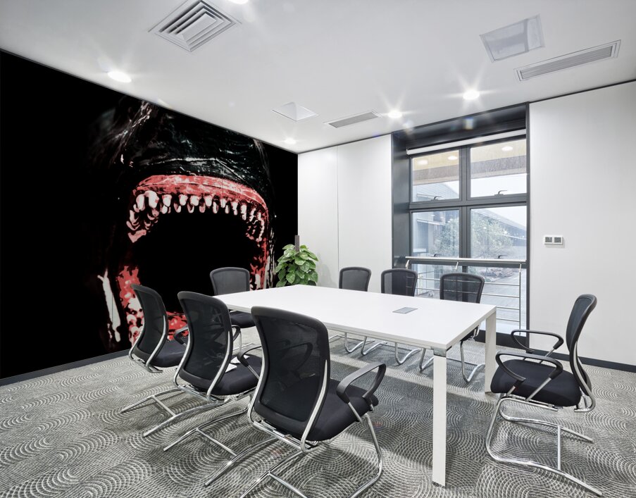 Shark attack Wall Printing
