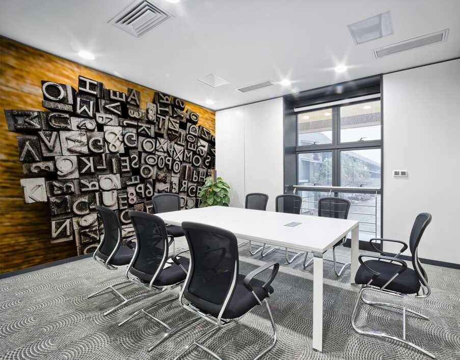 Retro typesetting in print Wall Printing