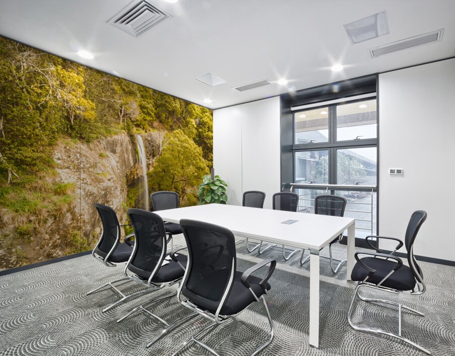 Scenic forest falls Wall Printing