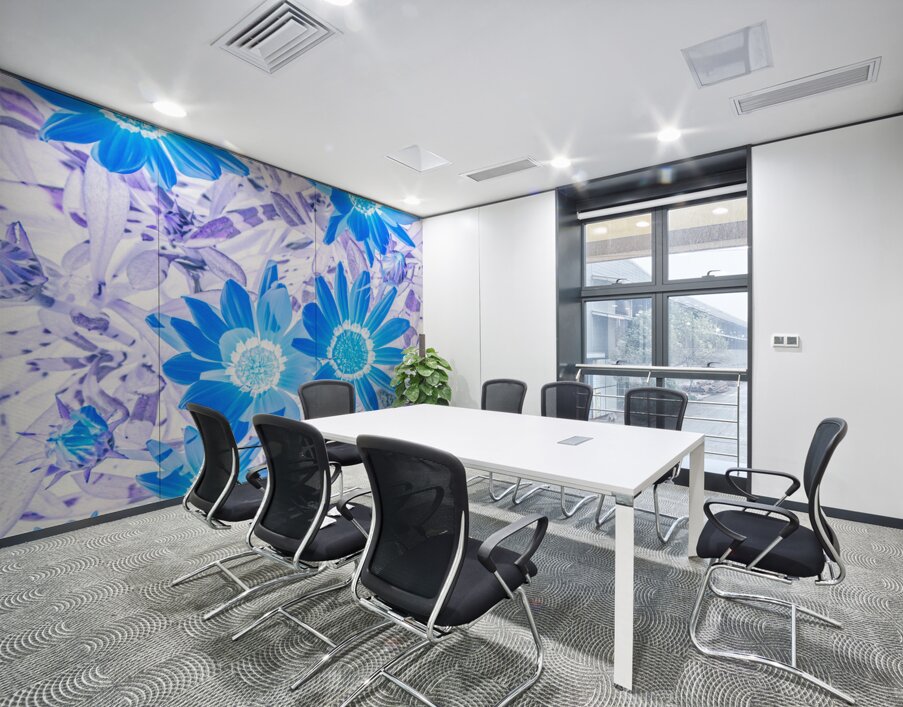 Gazania blue Wall Printing