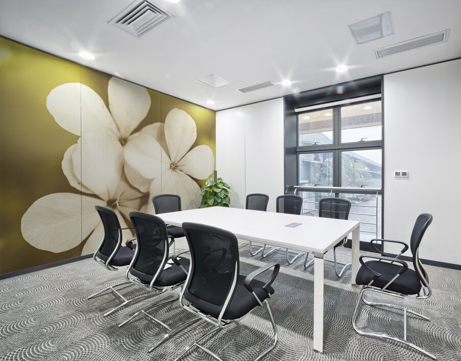 Pale wildflowers Wall Printing