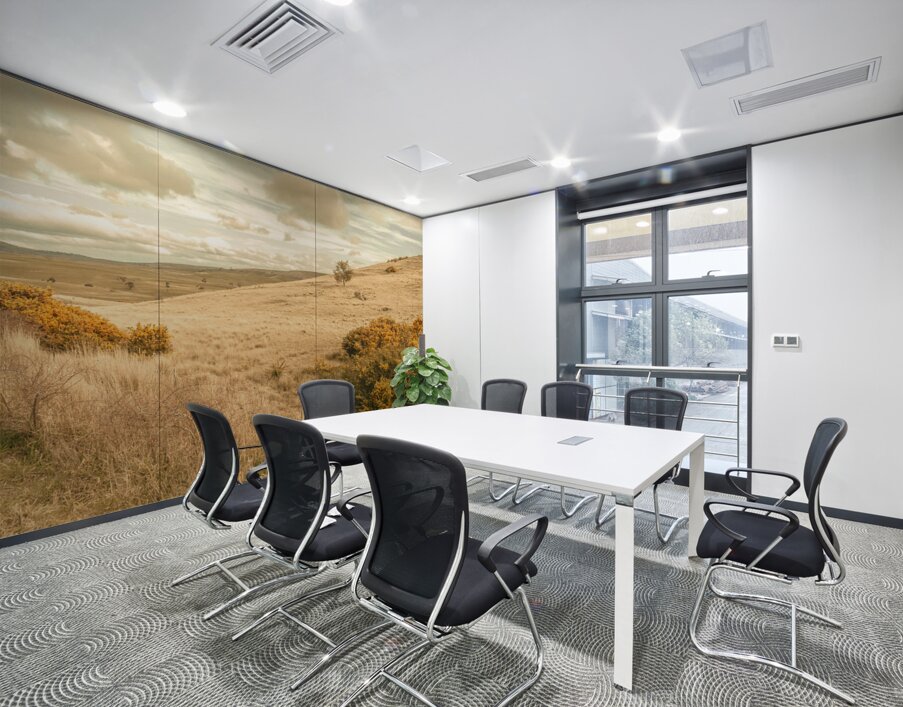 Meandering hills Wall Printing