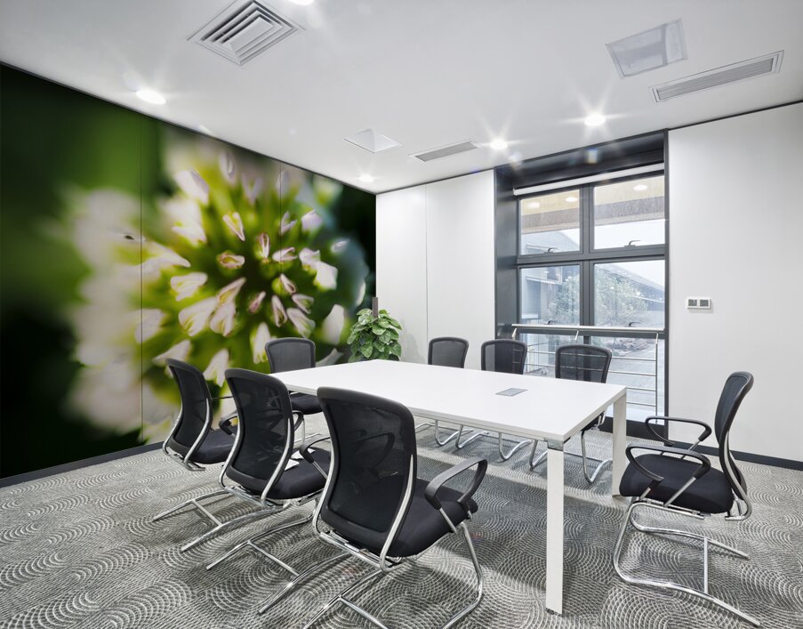 Blooming Flora Wall Printing