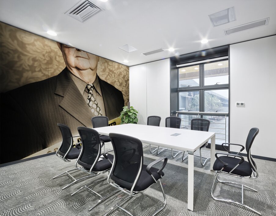 Astute fifties crime scene investigator Wall Printing