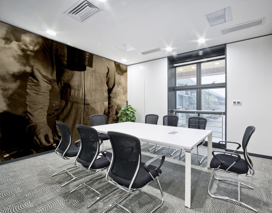 Dog Fights At Giant Heights Wall Printing