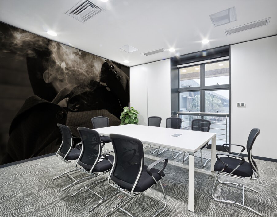 Mysterious Miasma Man Wall Printing