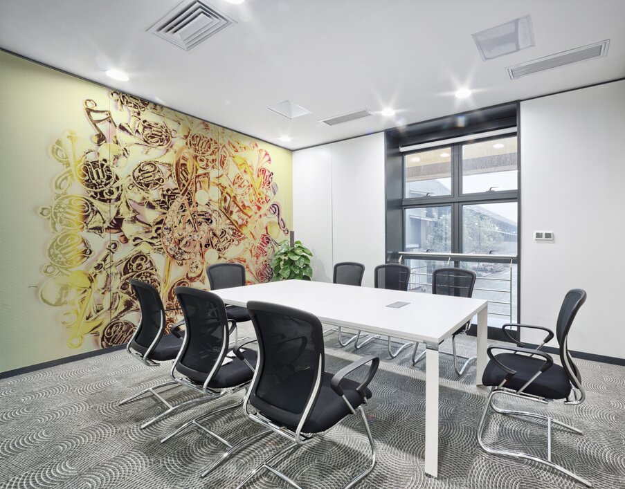 Shimmering sound Wall Printing