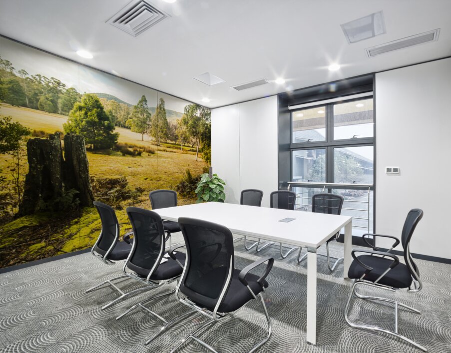 Bright and colourful forest Wall Printing