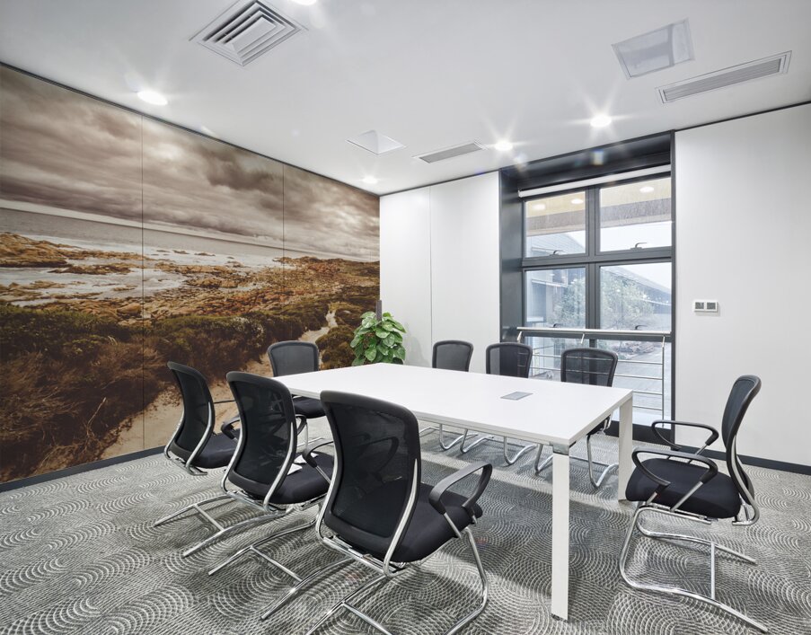 Pathways to seaside paradise Wall Printing