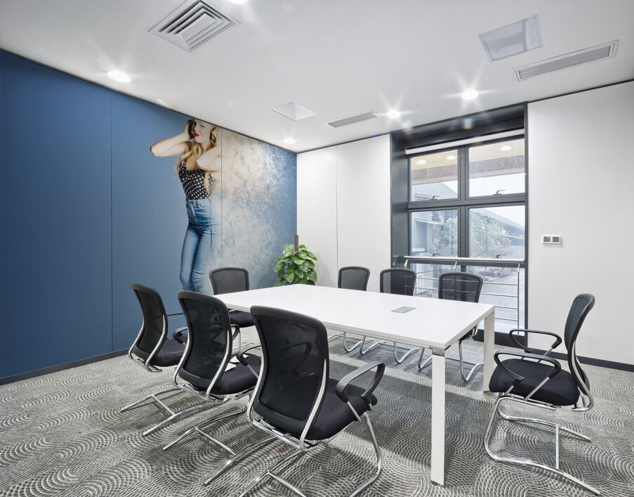 Retro music explosion Wall Printing