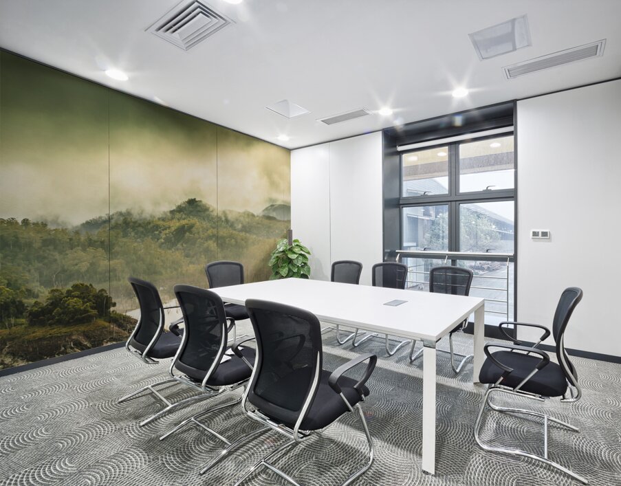 Majestic morning lake Wall Printing