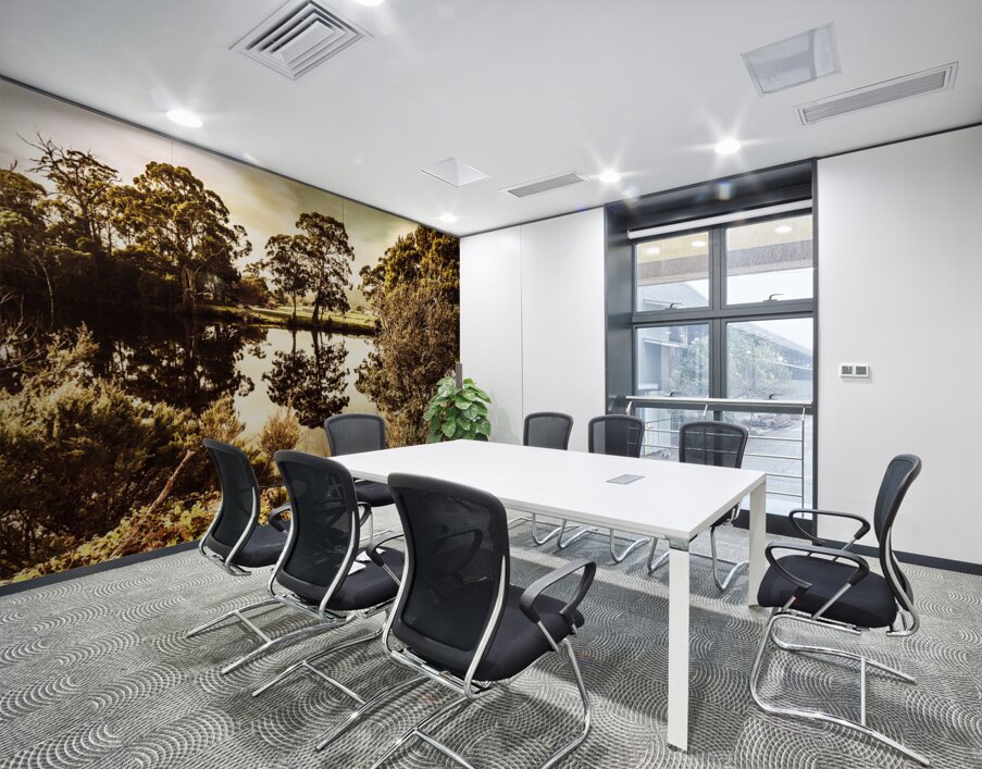 Huonville river reflections Wall Printing