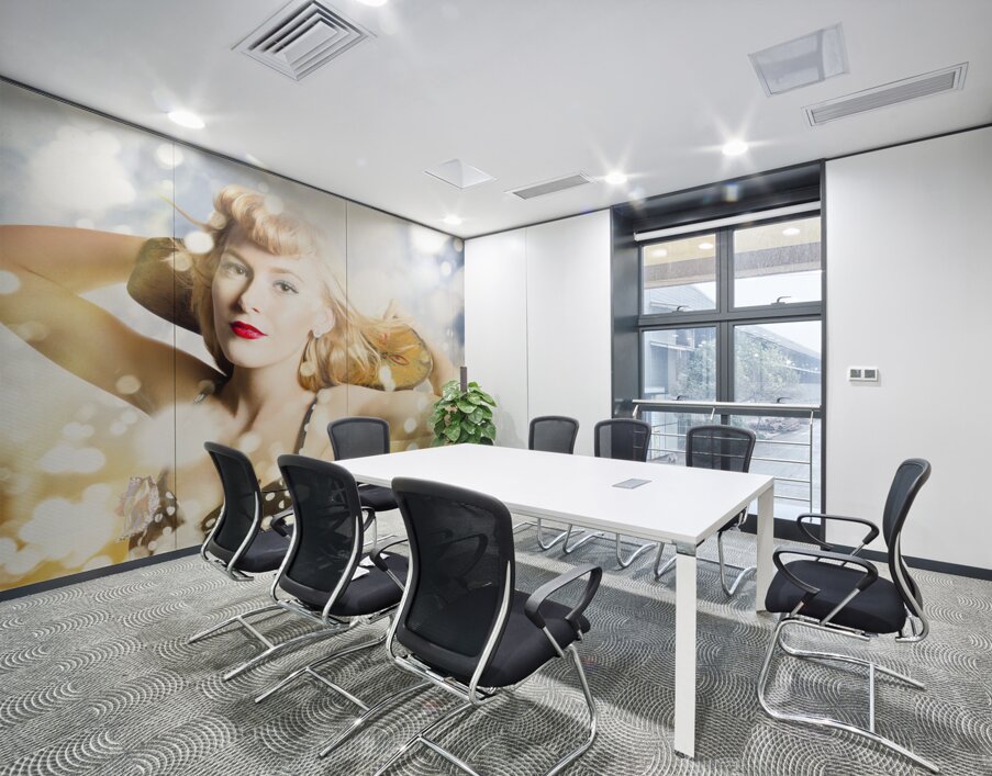 Creative skateboarding pin up Wall Printing