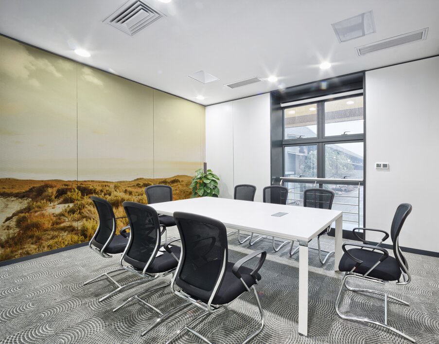 Sundown bend Wall Printing