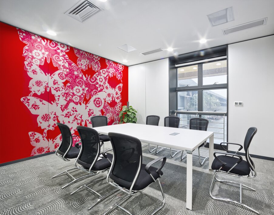 Exotic red wings Wall Printing