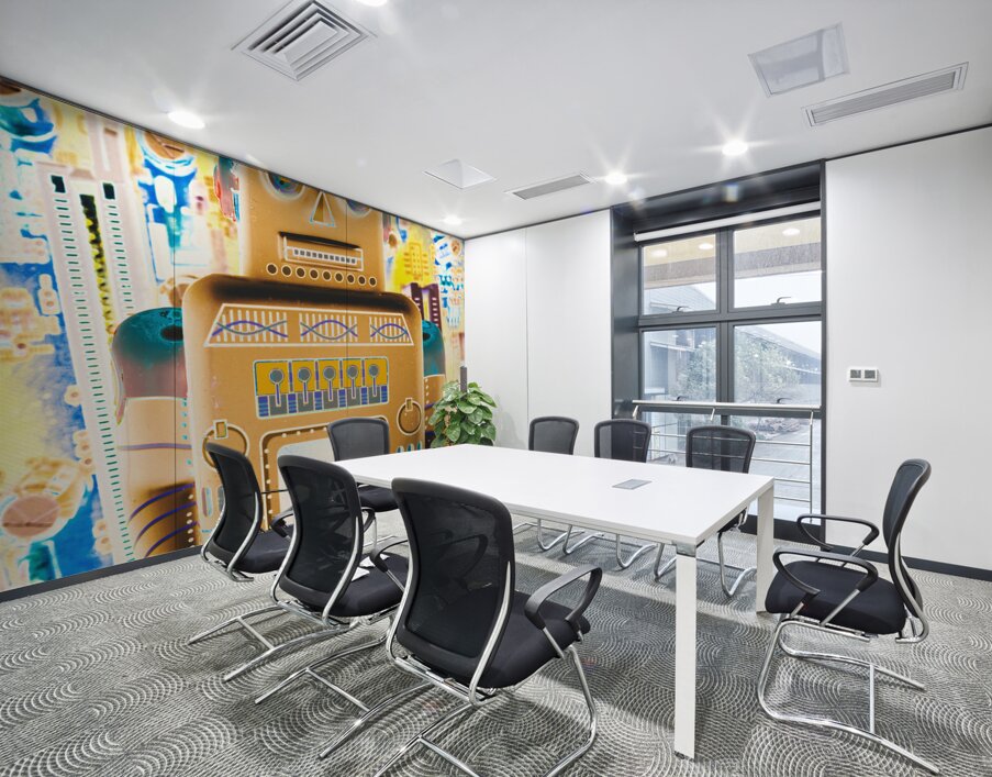 The transistor bot Wall Printing