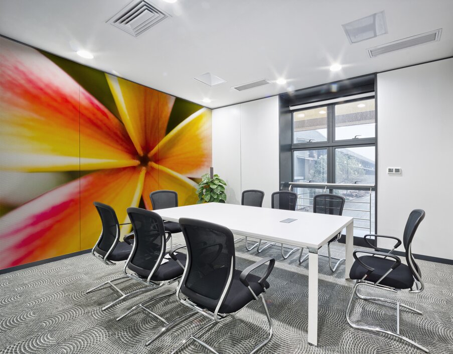 Centered  Wall Printing