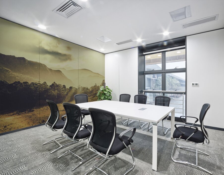 Rays of dusk Wall Printing