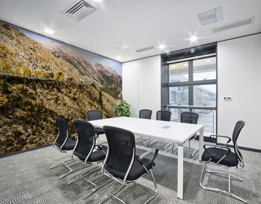 Colourful stony highlands Wall Printing