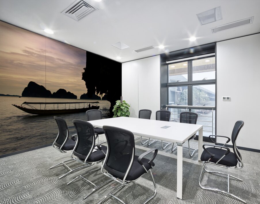 Longboat Sunset Wall Printing